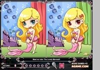 เกมส์จับผิดภาพนางเงือกตกหลุมรักเจ้าชาย (Lovely Mermaid)