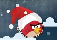 เกมส์แซนต้าแองกี้เบิร์ดปะทะหมูเขียว (Angry bird Green Pig War Christmas version)